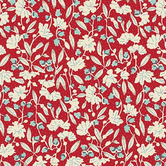 Andover -  Sweet Ride - Jasmine Crimson Andover Fabrics/CIT 