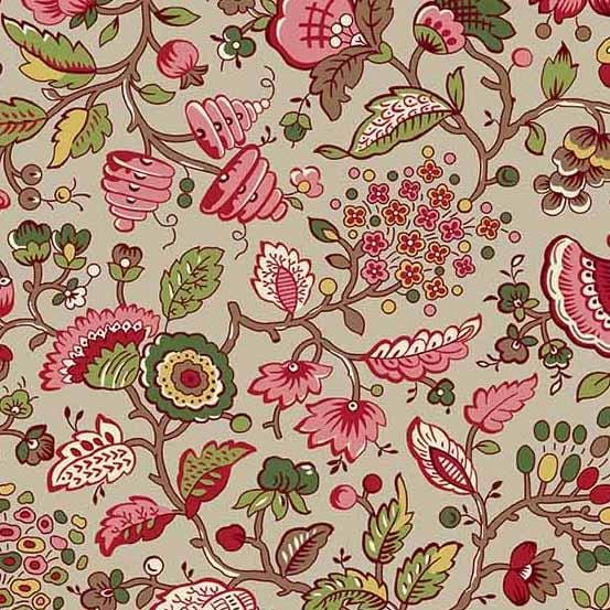 Gingerlily - Flora Stone Andover Fabrics/CIT 