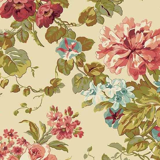 Primrose - Rose Garden Linen Andover Fabrics/CIT 