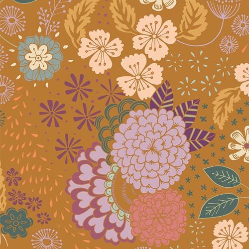 Art Gallery Fabrics - Crafting Magic - What Awaits Goldenrod Art Gallery Fabrics 