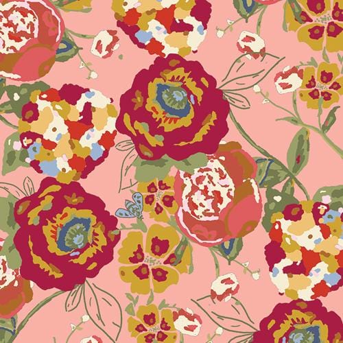 Art Gallery Fabrics - Garden of Opulence - Garden Rocket Multi Art Gallery Fabrics 