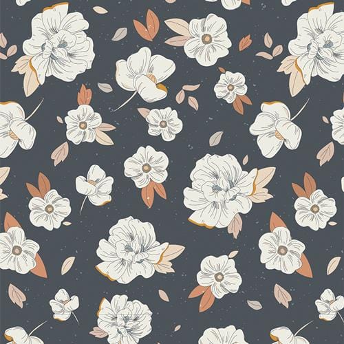 Art Gallery Fabrics - Gayle Loraine - Magnolia Dreams Night Art Gallery Fabrics 