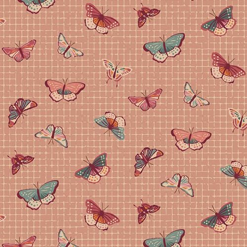 Art Gallery Fabrics - Woodland Keeper - Fluttering Lattice WKP79508