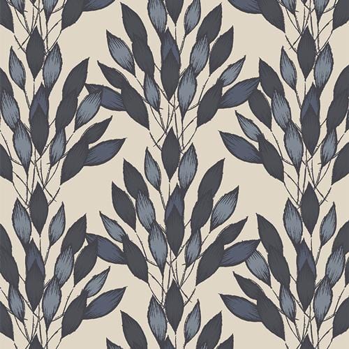 Haven - Brushed Leaves Gris HAV26400