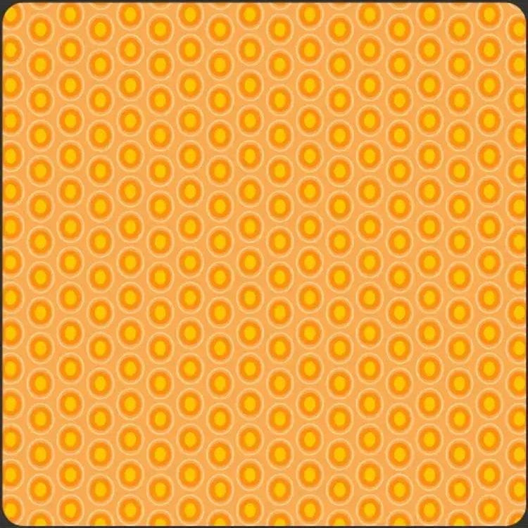 Oval Elements Papaya Orange Art Gallery Fabrics 