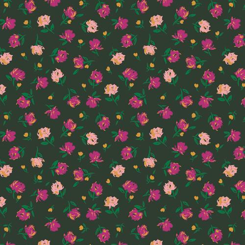 The Flower Society - Gentle Rosebuds Lunar Art Gallery Fabrics 