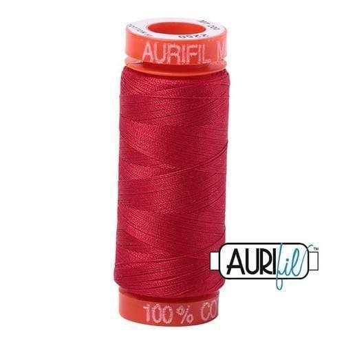 Aurifil Cotton Mako 50wt 200m - Red 2250 BREWER 