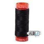 Aurifil Cotton Mako 50wt 200m - Very Dark Gray 4241 BREWER 