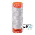Aurifil Cotton Mako Vari 50wt 200m - Silver Moon 4060 BREWER 
