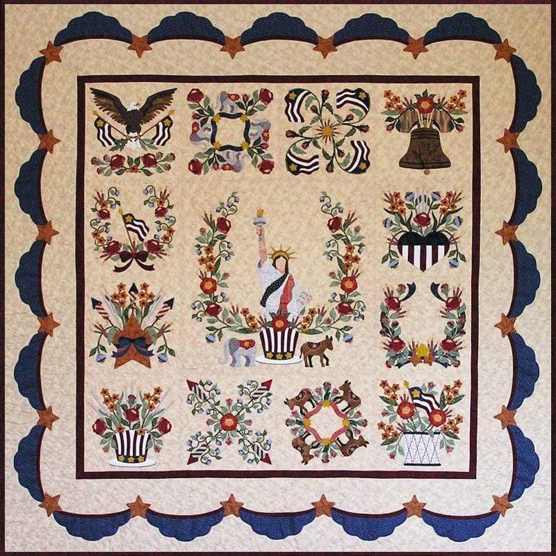 Baltimore Liberty Quilt Pattern P3 Designs 