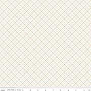 Riley Blake - Bee Backgrounds - Grid Orange Riley Blake 