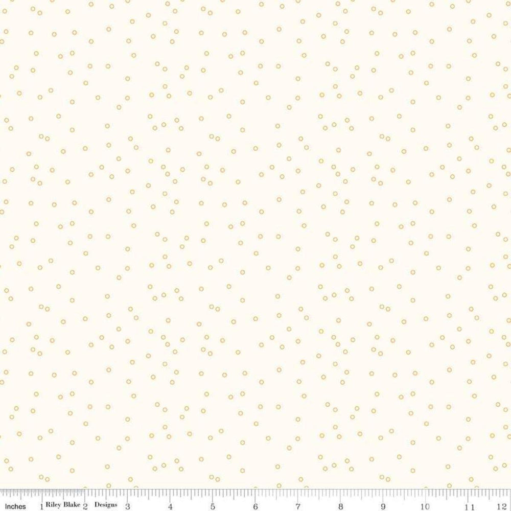 Riley Blake - Bee Backgrounds - Tiny Circle Honey Riley Blake 