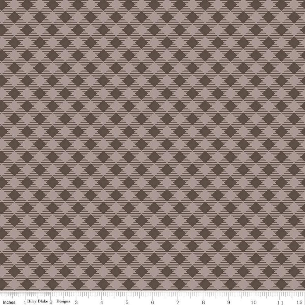 Riley Blake - Lori Holt Bee Basics - Gingham Raisin Riley Blake 