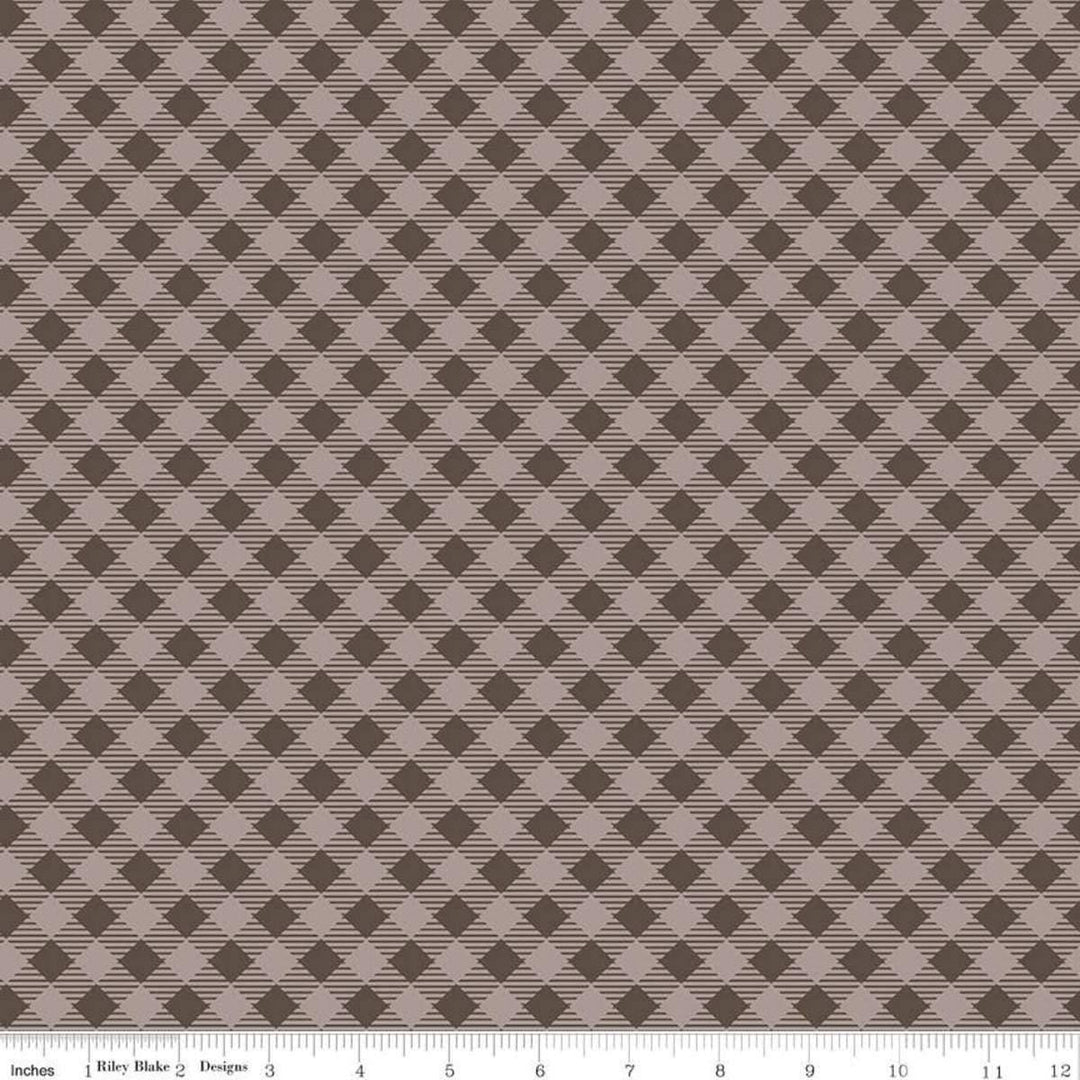 Riley Blake - Lori Holt Bee Basics - Gingham Raisin Riley Blake 