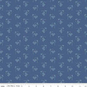 Riley Blake - Lori Holt Bee Basics - Heart Blue Riley Blake 