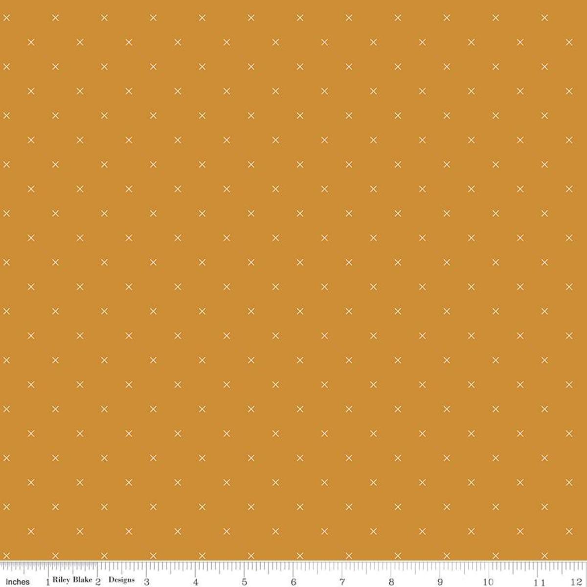 Bee Cross Stitch - Butterscotch Riley Blake 
