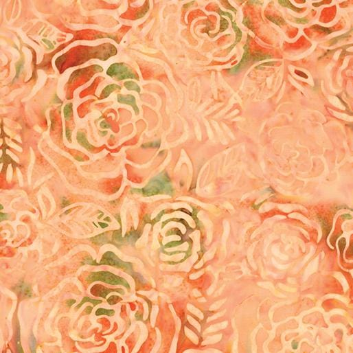 Bali Sweet Rose 2 -  Roses Peach Kiss Benartex 