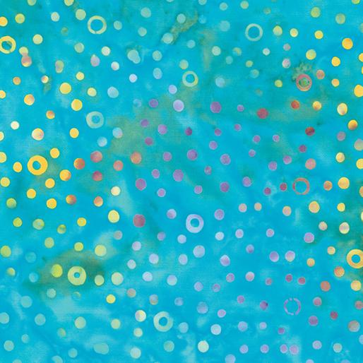 Benartex - Bali Palettes Caribbean - Bubbles Turquoise Multi Benartex 