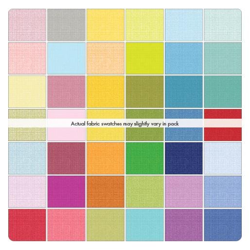 Benartex Fabrics - Color Weave - 5" Square Pack Benartex 