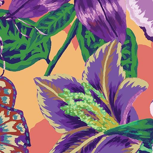 Benartex - Not Your Mama's Garden - Bloom Tiger Lily Wide Backing Benartex 