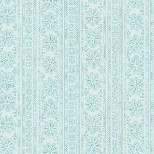 Benartex - Sweet Baby Rose - Soft Stripe Light Blue Benartex 