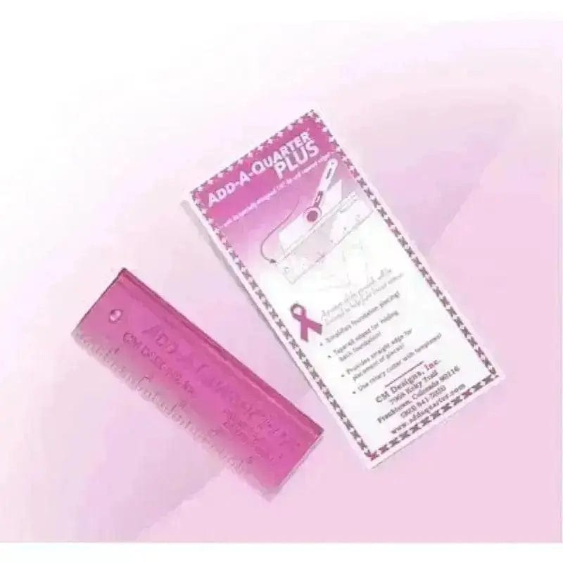 Add-A-Quarter PLUS 6" Pink Ruler BREWER 
