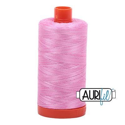 Aurifil Cotton Mako 50wt 1300m - Large Spool in Bubblegum 3660 BREWER 