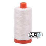 Aurifil Cotton Mako 50wt 1300m -  Large Spool in Chalk 2026 BREWER 