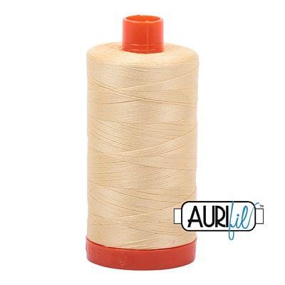 Aurifil Cotton Mako 50wt 1300m - Large Spool in Champagne 2105 BREWER 