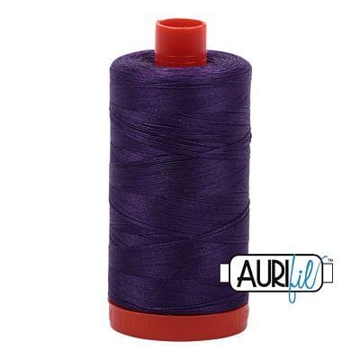 Aurifil Cotton Mako 50wt 1300m - Large Spool in Eggplant 4225 BREWER 