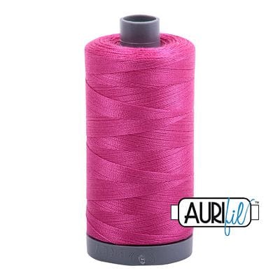 Aurifil Cotton Mako 50wt 1300m - Large Spool in Fuchsia 4020 BREWER 