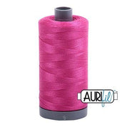 Aurifil Cotton Mako 50wt 1300m - Large Spool in Fuchsia 4020 BREWER 