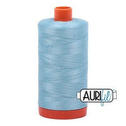 Aurifil Cotton Mako 50wt 1300m - Large Spool in Gray Turquoise 2805 BREWER 