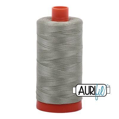 Aurifil Cotton Mako 50wt 1300m - Large Spool in Laurel Green 2902 BREWER 