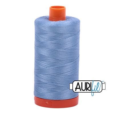 Aurifil Cotton Mako 50wt 1300m - Large Spool in Light Delft Blue 2720 BREWER 