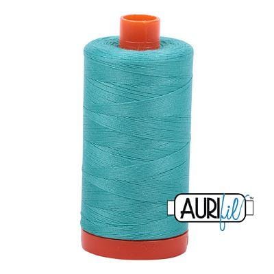 Aurifil Cotton Mako 50wt 1300m - Large Spool in Light Jade 1148 BREWER 