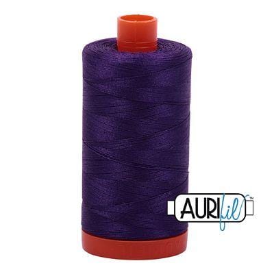 Aurifil Cotton Mako 50wt 1300m - Large Spool in Medium Purple 2545 BREWER 