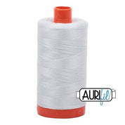 Aurifil Cotton Mako 50wt 1300m - Large Spool in Mint Ice 2800 BREWER 