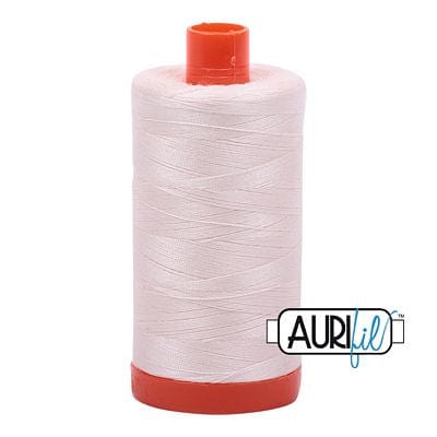Aurifil Cotton Mako 50wt 1300m - Large Spool in Oyster 2405 BREWER 