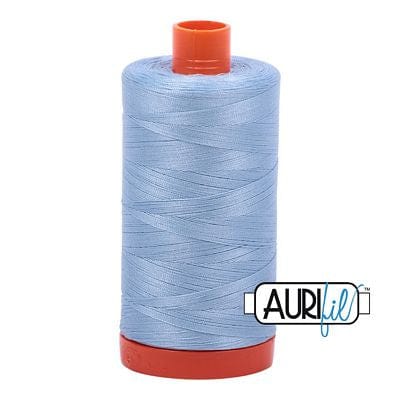 Aurifil Cotton Mako 50wt 1300m - Large Spool in Robins Egg 2715 BREWER 