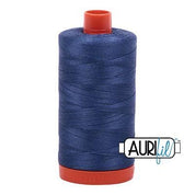 Aurifil Cotton Mako 50wt 1300m - Large Spool in Steel Blue 2775 BREWER 