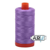Aurifil Cotton Mako 50wt 1300m - Large Spool in Violet 2520 BREWER 