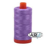Aurifil Cotton Mako 50wt 1300m - Large Spool in Violet 2520 BREWER 