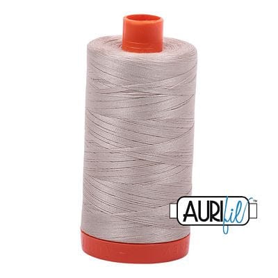 Aurifil Cotton Mako 50wt 1300m - Pewter 6711 BREWER 