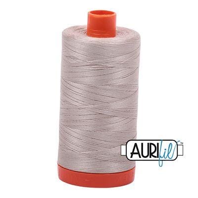 Aurifil Cotton Mako 50wt 1300m - Pewter 6711 BREWER 