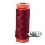 Aurifil Cotton Mako 50wt 200m - Dark Carmine Red 2460 BREWER 