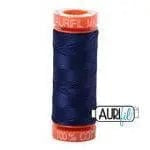 Aurifil Cotton Mako 50wt 200m - Dark Navy 2784 BREWER 