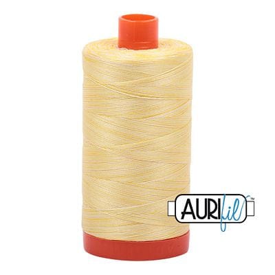 Aurifil Vari Mako 50wt 1300m - Large Spool in Lemon Ice 3910 BREWER 