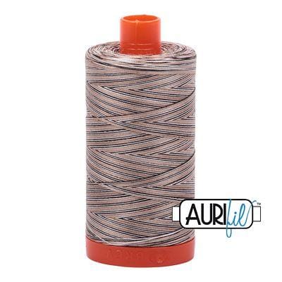 Aurifil Vari Mako 50wt 1300m - Large Spool in Nutty Nougat 4667 BREWER 