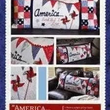 Bench Pillow: America Land that I Love Pattern BREWER 